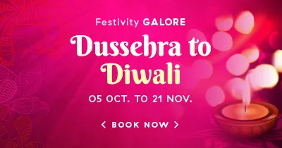 Diwali and Dussehra travel offers in India