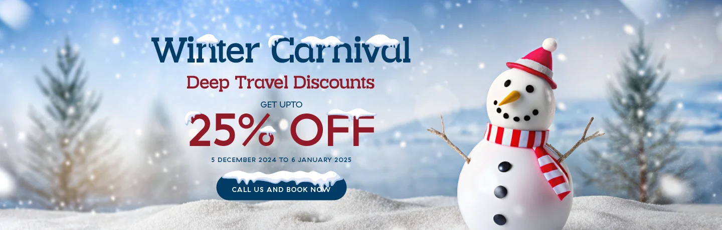 inter Carnival Sale with Deep Travel Discounts Get up to 25% Off